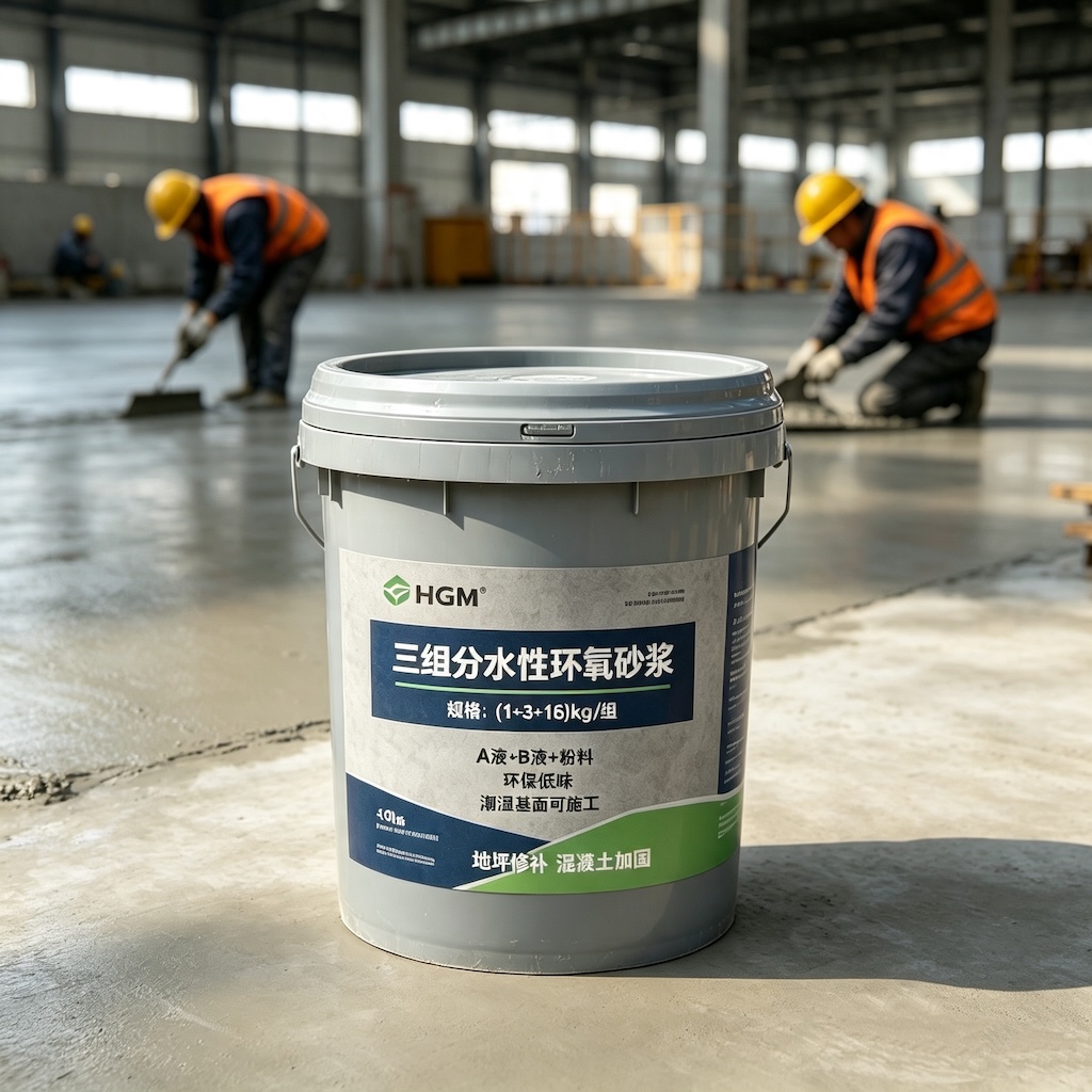 松滋三组份水性环氧砂浆